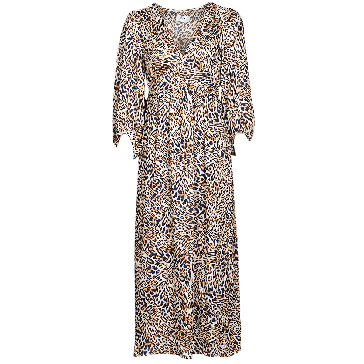 tekstylia Damskie Sukienki długie Betty London ALMENA Leopard