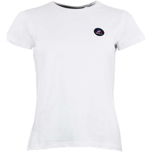tekstylia Damskie T-shirty z krótkim rękawem Peak Mountain T-shirt manches courtes femme ACODA Biały