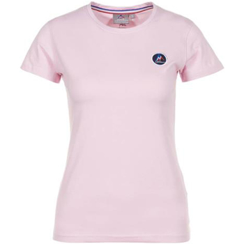 tekstylia Damskie T-shirty z krótkim rękawem Peak Mountain T-shirt manches courtes femme ACODA Różowy