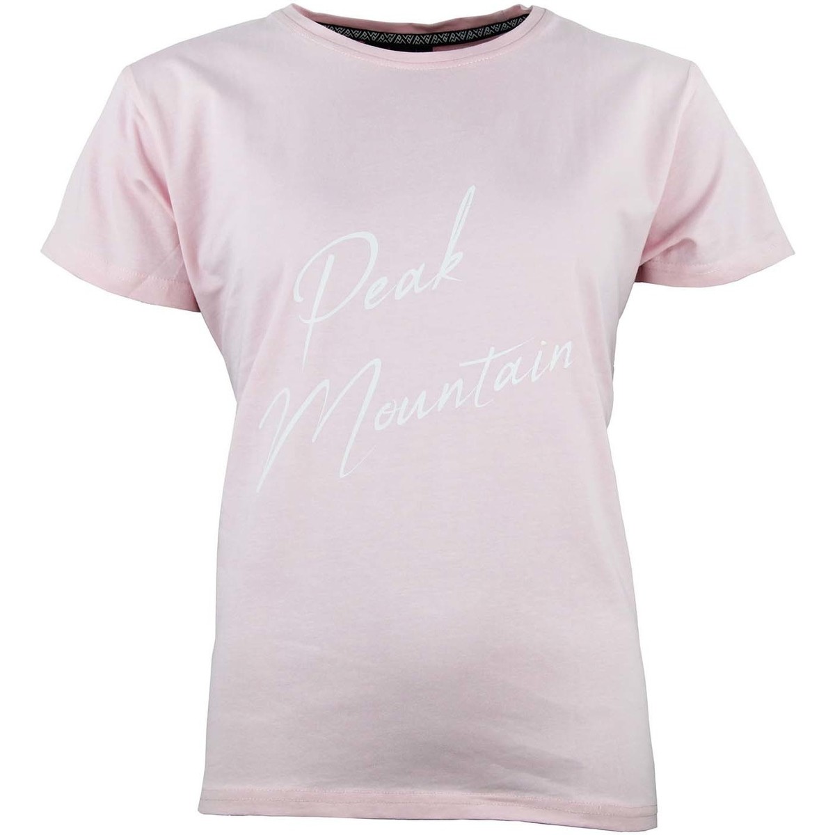 tekstylia Damskie T-shirty z krótkim rękawem Peak Mountain T-shirt manches courtes femme ATRESOR Różowy
