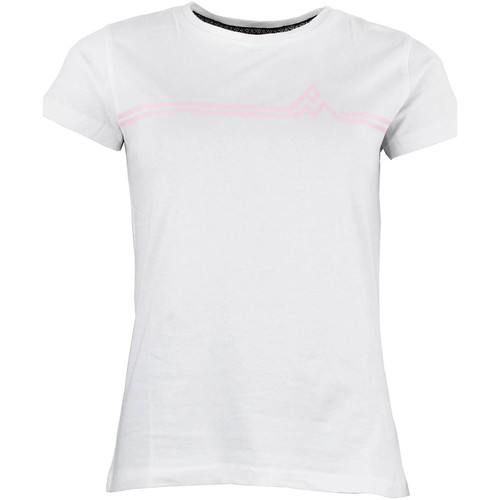 tekstylia Damskie T-shirty z krótkim rękawem Peak Mountain T-shirt manches courtes femme AURELIE Biały