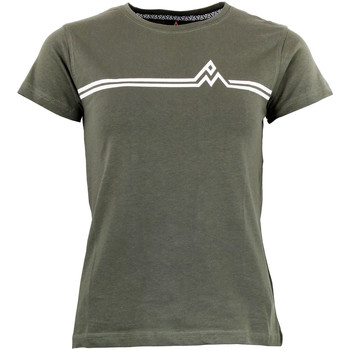 tekstylia Damskie T-shirty z krótkim rękawem Peak Mountain T-shirt manches courtes femme AURELIE Zielony