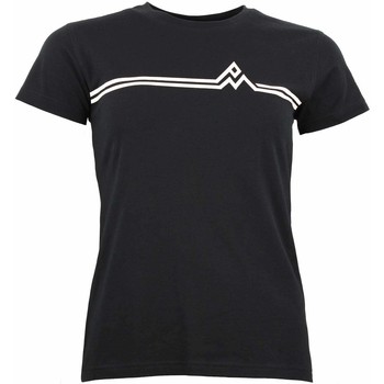 tekstylia Damskie T-shirty z krótkim rękawem Peak Mountain T-shirt manches courtes femme AURELIE Czarny