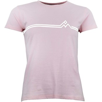 tekstylia Damskie T-shirty z krótkim rękawem Peak Mountain T-shirt manches courtes femme AURELIE Różowy