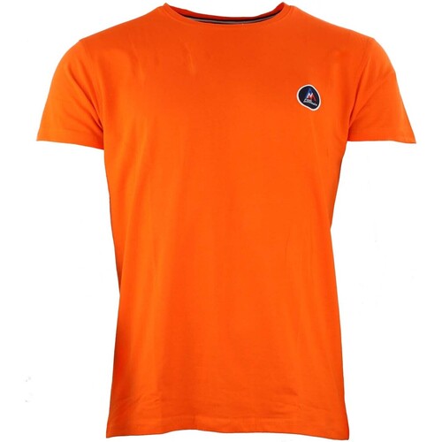 tekstylia Męskie T-shirty z krótkim rękawem Peak Mountain T-shirt manches courtes homme CODA Pomarańczowy