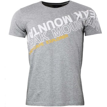 tekstylia Męskie T-shirty z krótkim rękawem Peak Mountain T-shirt manches courtes homme CYCLONE Szary