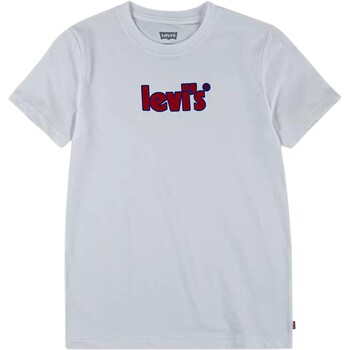 tekstylia Dziewczynka T-shirty z krótkim rękawem Levi's 195913 Biały