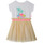 tekstylia Dziewczynka Sukienki krótkie Billieblush U12811-10P Biały / Żółty