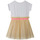 tekstylia Dziewczynka Sukienki krótkie Billieblush U12811-10P Biały / Żółty