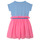 tekstylia Dziewczynka Sukienki krótkie Billieblush U12811-798 Niebieski / Różowy