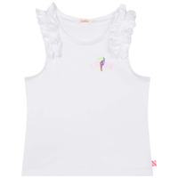 tekstylia Dziewczynka Topy na ramiączkach / T-shirty bez rękawów Billieblush U15A87-10P Biały