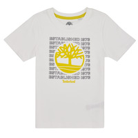 tekstylia Chłopiec T-shirty z krótkim rękawem Timberland T25T97 Biały
