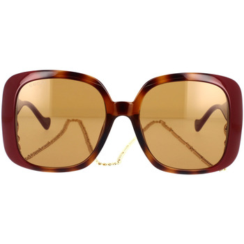 Zegarki & Biżuteria  Damskie okulary przeciwsłoneczne Gucci Occhiali da Sole  GG1029SA 003 Bordeaux