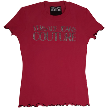 tekstylia Damskie T-shirty i Koszulki polo Versace  Różowy