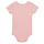 tekstylia Dziecko Piżama / koszula nocna Levi's LHN BATWING ONESIE HAT BOOTIE Różowy / Biały