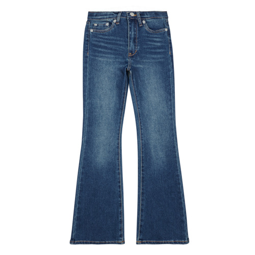 tekstylia Dziewczynka Jeans flare / rozszerzane  Levi's LVG 726 HIGH RISE FLARE JEAN Niebieski / Talk