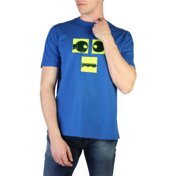 tekstylia Męskie T-shirty z krótkim rękawem Diesel - t_just_t23 Niebieski