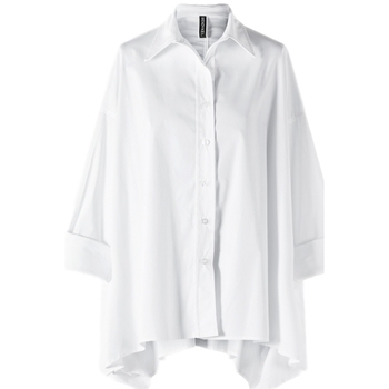 tekstylia Damskie Topy / Bluzki Wendy Trendy Shirt 110236 - White Biały