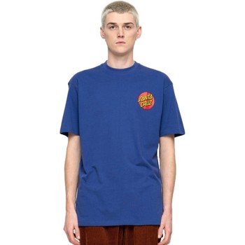 tekstylia Męskie T-shirty z krótkim rękawem Santa Cruz  Niebieski