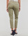 tekstylia Damskie Spodnie z pięcioma kieszeniami Only ONLBIANA COTTON BELT CHINO CC PNT Kaki