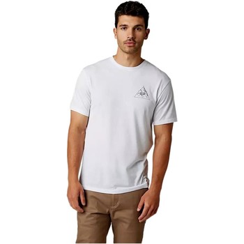 tekstylia Męskie T-shirty z krótkim rękawem Fox CAMISETA BLANCA HOMBRE FOX FINISHER DRIRELEASE 29797 Biały
