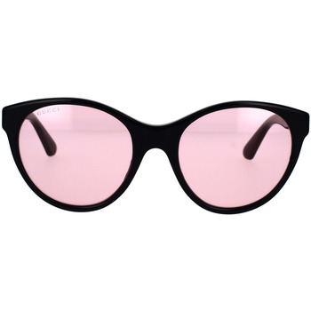 Zegarki & Biżuteria  Damskie okulary przeciwsłoneczne Gucci Occhiali da Sole  GG0419S 002 Czarny