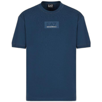 tekstylia Męskie T-shirty i Koszulki polo Ea7 Emporio Armani T-shirt Niebieski
