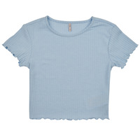 tekstylia Dziewczynka T-shirty z krótkim rękawem Only KOGNELLA S/S O-NECK TOP JRS Niebieski / Ciel