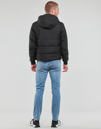 Calvin Klein Jeans HOODED HARRINGTON JACKET Czarny