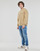 tekstylia Męskie Bluzy Calvin Klein Jeans SHRUNKEN BADGE CREW NECK Beżowy