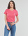 tekstylia Damskie T-shirty z krótkim rękawem Calvin Klein Jeans 2-PACK MONOGRAM SLIM TEE X2 Biały / Różowy