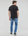 tekstylia Męskie T-shirty z krótkim rękawem Calvin Klein Jeans LOGO TAPE TEE Czarny