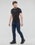 tekstylia Męskie T-shirty z krótkim rękawem Calvin Klein Jeans TRANSPARENT STRIPE LOGO TEE Czarny
