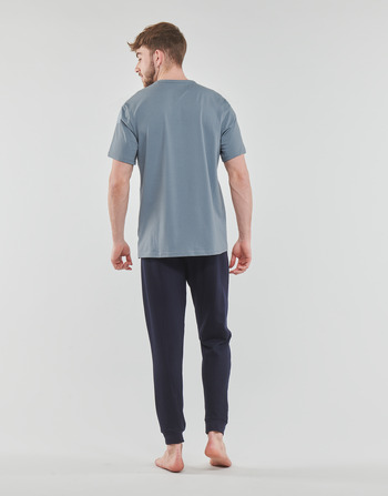 Calvin Klein Jeans S/S CREW NECK Niebieski