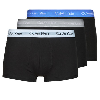 Bielizna Męskie Bokserki Calvin Klein Jeans LOW RISE TRUNK 3PK X3 Czarny / Czarny / Czarny