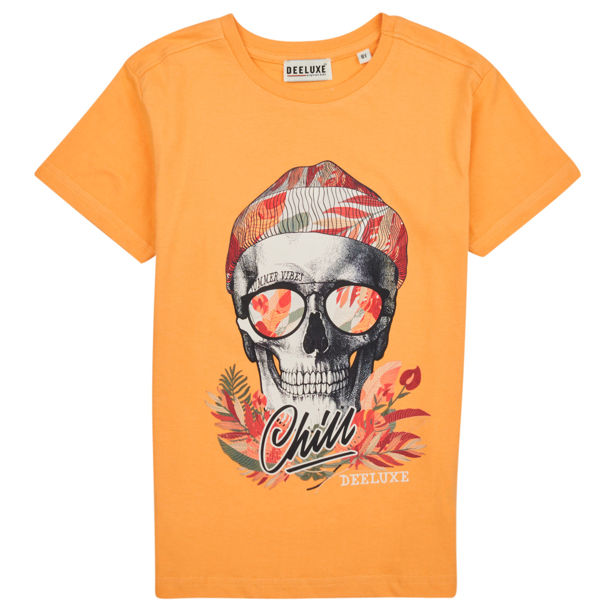tekstylia Chłopiec T-shirty z krótkim rękawem Deeluxe JEK TS B Pomarańczowy