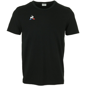 tekstylia Męskie T-shirty z krótkim rękawem Le Coq Sportif Tee Ss Presentation Czarny