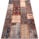 Dywan ANTIKA ancient rust, nowoczesny patchwork, g 160x220 cm
