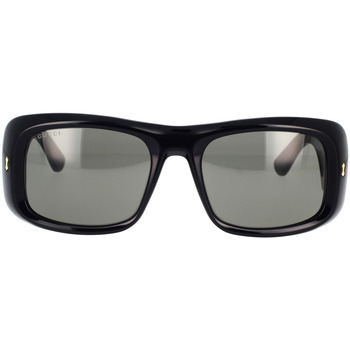 Zegarki & Biżuteria  Damskie okulary przeciwsłoneczne Gucci Occhiali da sole  GG1080S 001 Czarny