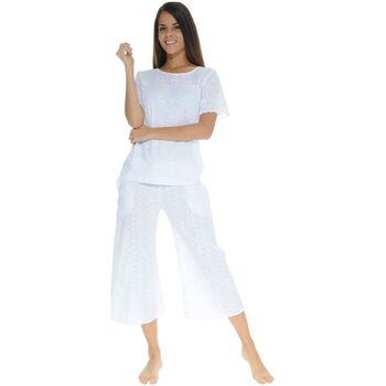 tekstylia Damskie Piżama / koszula nocna Pilus OSCARINE Biały