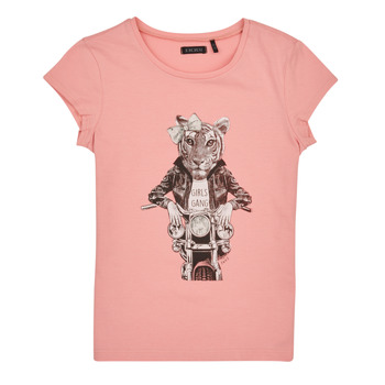 tekstylia Dziewczynka T-shirty z krótkim rękawem Ikks XW10442 Różowy