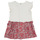 tekstylia Dziewczynka Sukienki krótkie Ikks XW30070 Biały / Różowy