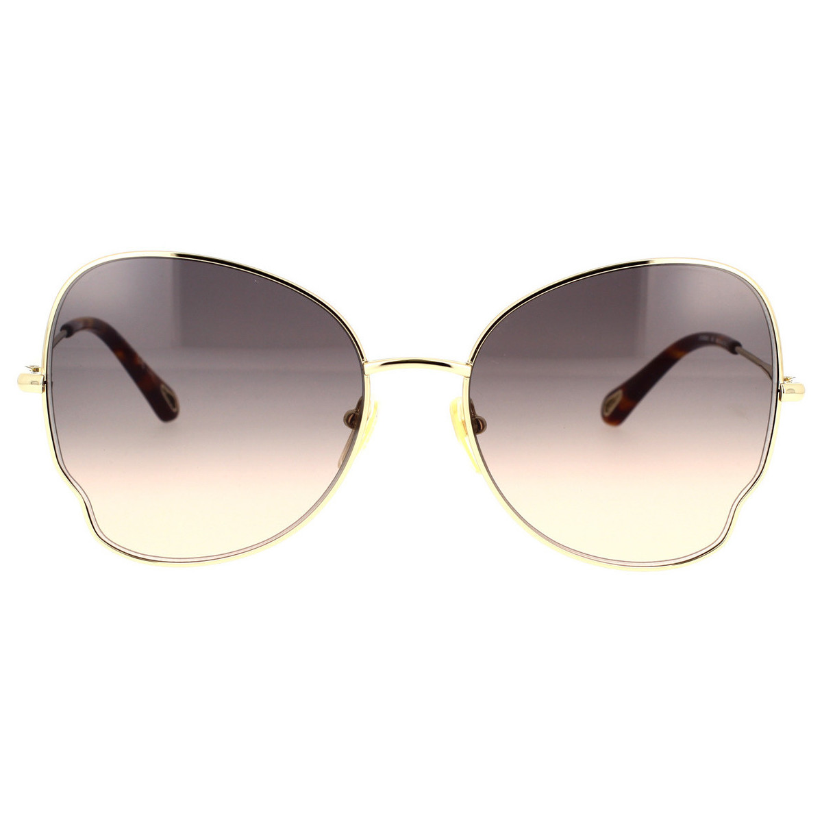 Zegarki & Biżuteria  Damskie okulary przeciwsłoneczne Chloe Occhiali da Sole Chloé CH0094S 001 Złoty