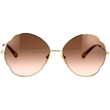 Zegarki & Biżuteria  Damskie okulary przeciwsłoneczne Chloe Occhiali da Sole Chloé CH0093S 001 Złoty
