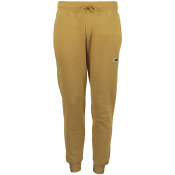 tekstylia Męskie Spodnie z pięcioma kieszeniami New Balance Sml Logo Pants Żółty