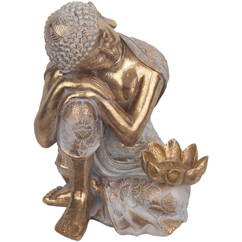 Dom Statuetki i figurki  Signes Grimalt Wspierany Budda Złoty