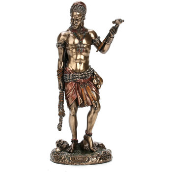 Dom Statuetki i figurki  Signes Grimalt Bóg Eshu Joruba Fimp Złoty