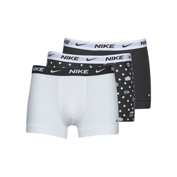 Bielizna Męskie Bokserki Nike EVERYDAY COTTON STRETCH X3 Czarny / Biały / Czarny