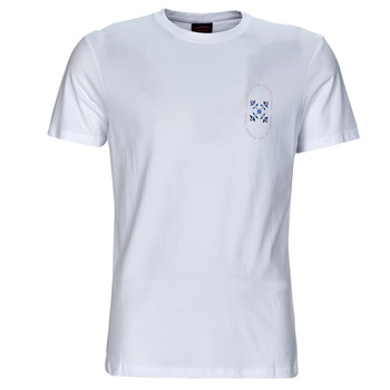 tekstylia Męskie T-shirty z krótkim rękawem Oxbow P1TESMAN Biały