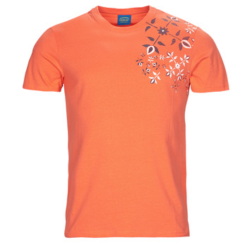 tekstylia Męskie T-shirty z krótkim rękawem Oxbow P1TASTA Pomarańczowy
